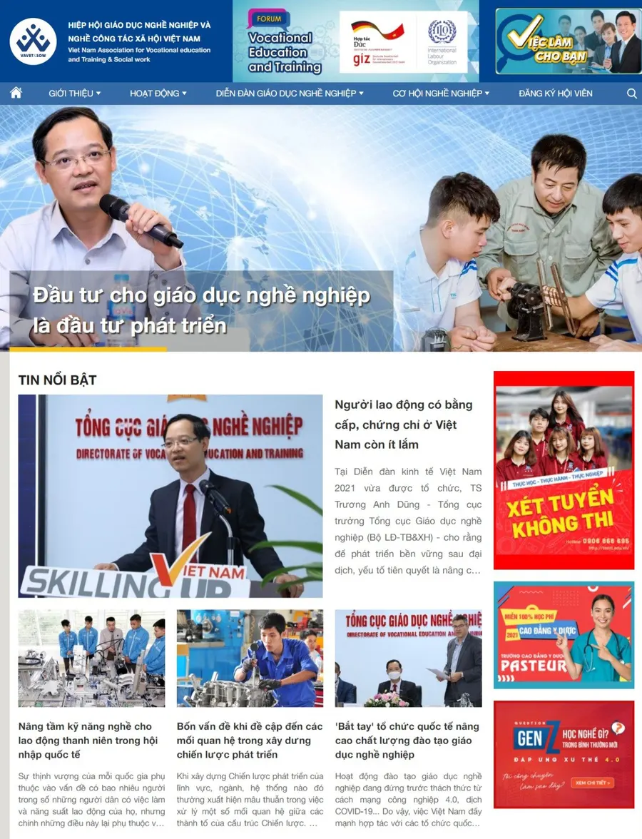 VAVET&SOW ra mắt Diễn đàn Giáo dục nghề nghiệp và logo mới