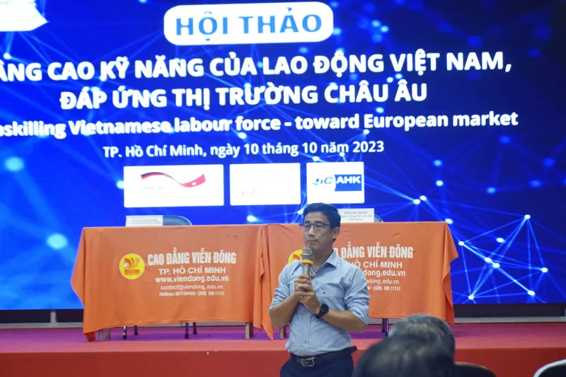 Gần 200 đại biểu tham dự Hội thảo "Nâng cao kỹ năng lao động Việt Nam, đáp ứng thị trường châu Âu"
