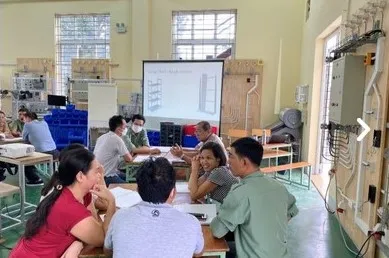Tháng đào tạo nâng cao theo chuẩn quốc tế tại Trường Cao đẳng Cơ giới và Thủy lợi