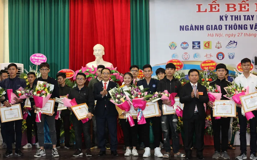 67 thí sinh đạt giải tại Kỳ thi tay nghề Bộ GTVT năm 2019