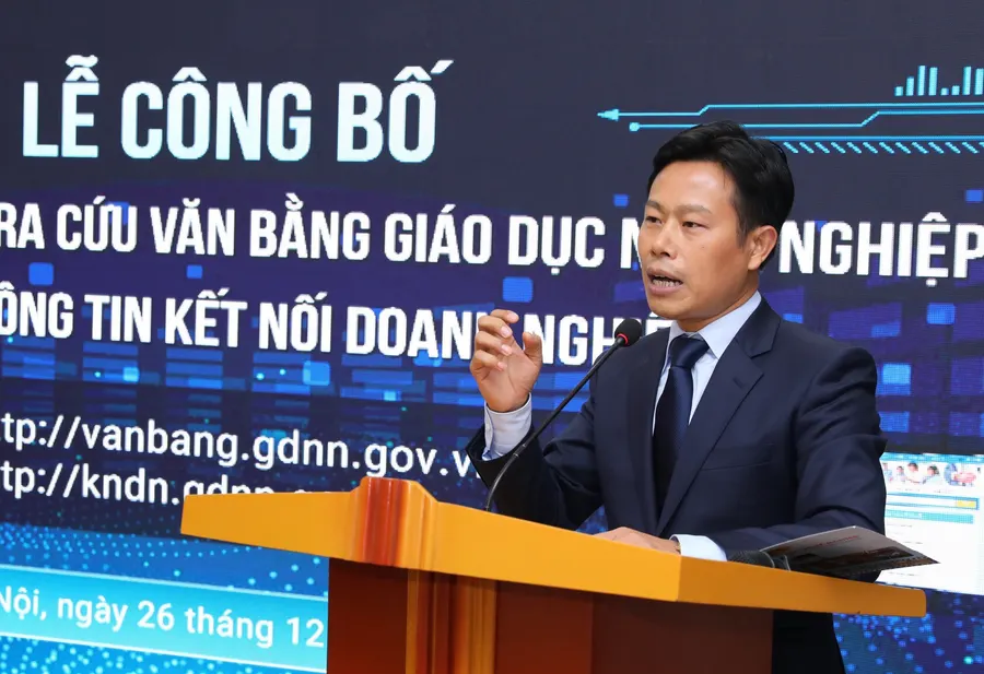 Ra mắt Trang thông tin tra cứu Văn bằng GDNN và Trang kết nối doanh nghiệp