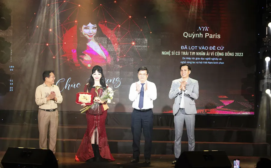 "Gala vinh danh nghệ sĩ, doanh nhân có trái tim nhân ái 2023": Gắn kết, chia sẻ yêu thương