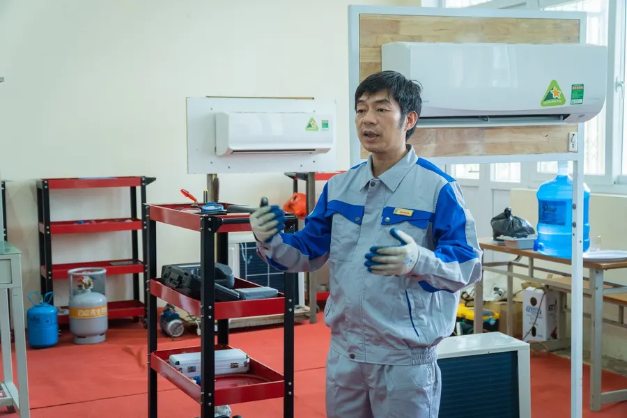Tập huấn “Nguyên tắc thực hành tốt trong lắp đặt, bảo dưỡng, sửa chữa thiết bị lạnh, điều hoà KK"