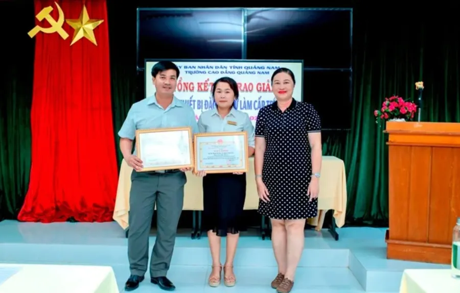 Trường Cao đẳng Quảng Nam tổ chức thi thiết bị đào tạo tự làm