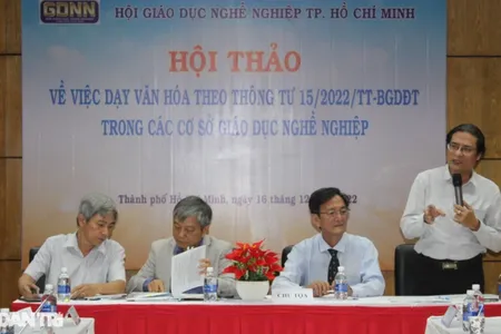 Giải quyết vướng mắc dạy văn hóa THPT tại các trường nghề