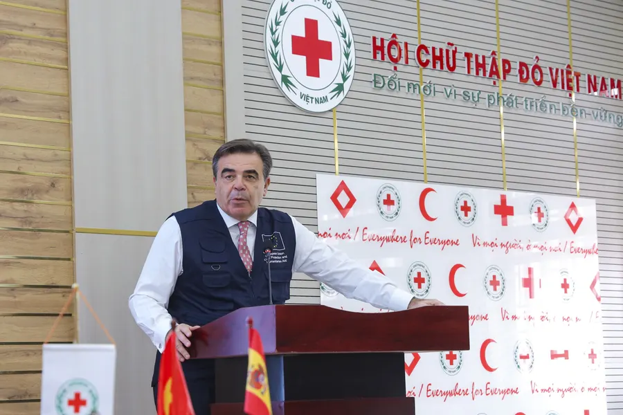 Hợp tác hỗ trợ nhân đạo sau bão Yagi