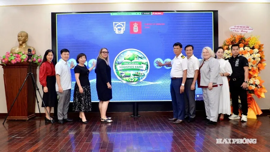 Trường CĐ Hàng Hải và Đường Thuỷ I và ĐSQ Đan Mạch công bố modun "Logistics xanh"