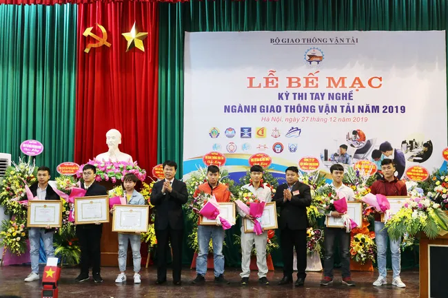 67 thí sinh đạt giải tại Kỳ thi tay nghề Bộ GTVT năm 2019