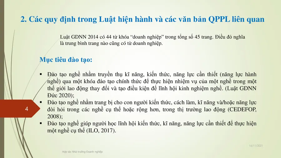 Những việc cần làm để doanh nghiệp tham gia sâu vào giáo dục nghề nghiệp