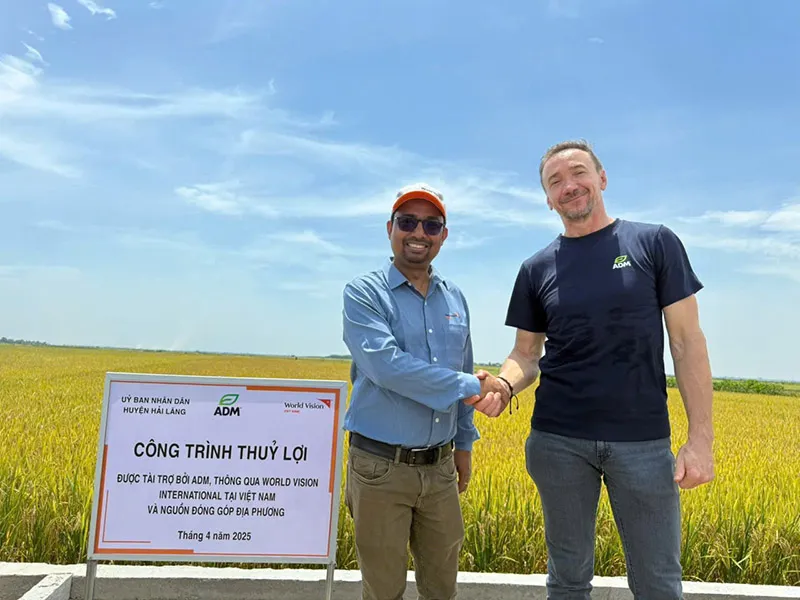 ADM và WVV triển khai thành công sáng kiến thủy lợi tại Hải Lăng