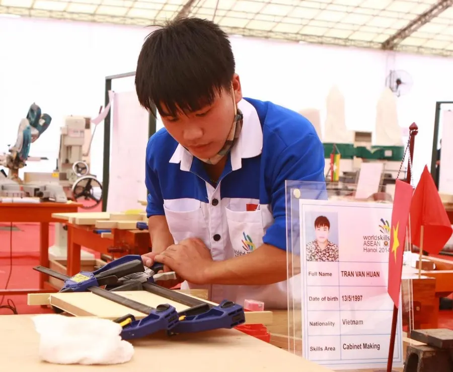 Kỳ thi Tay nghề ASEAN lần thứ 12: Việt Nam xuất sắc lọt tốp 3 nước dẫn dầu