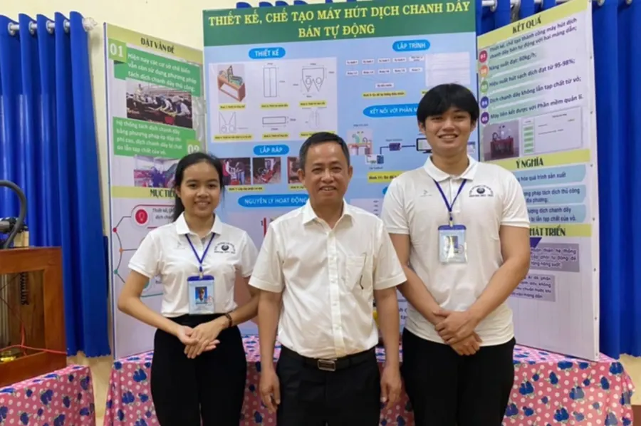 Dự án khoa học kỹ thuật của học sinh phố núi được chọn đi thi quốc tế